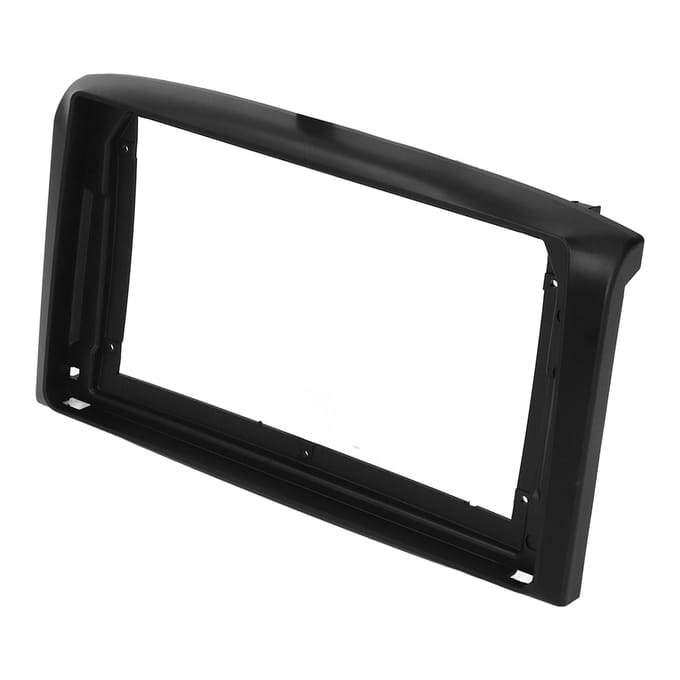 Cadre de panneau de navigation de voiture Kit de tableau de bord Plastique ABS Remplacement sans couture pour Aveo 2007 ?2011 black