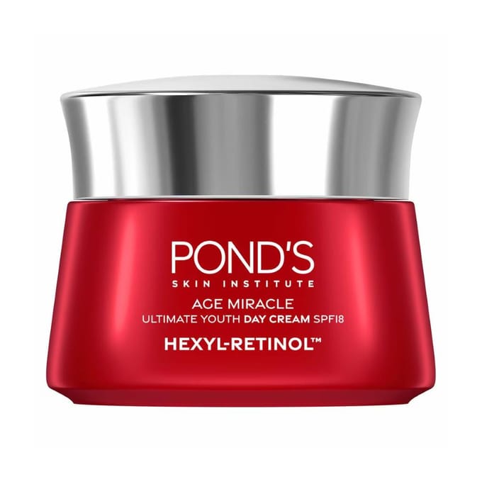Pond'S Age Miracle Ultimate Youth Dagcrème SPF18 Hexyl-Retinol 45 g. 45 g. gray