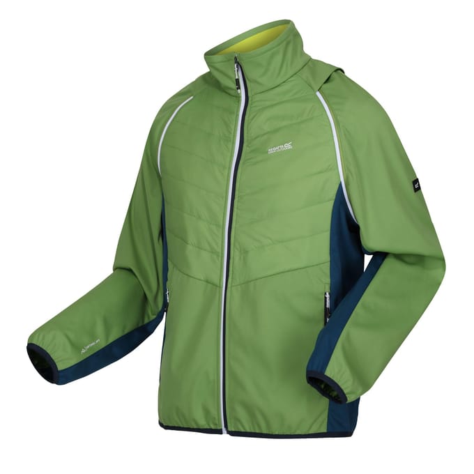 Regatta Heren Steren II Softshell Hybride Jas (Pikant groen/Marokkaans blauw/Citron lime)