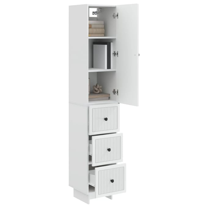 vidaXL - Kast - Set - 2 - st - Bewerkt - hout