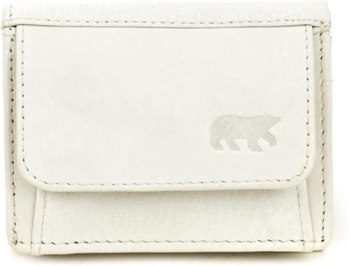 Bear Design Nana Leren Overslagportemonnee - Dove