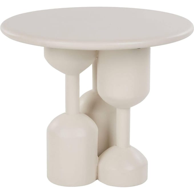 Housecraft Living Dec Bijzettafel Rond 55 cm Beige