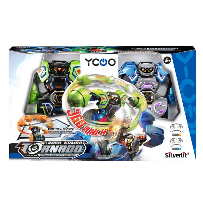 Robo Kombat TORNADO Gevechtsrobots Duo set - Bestuurbare speelgoedrobots