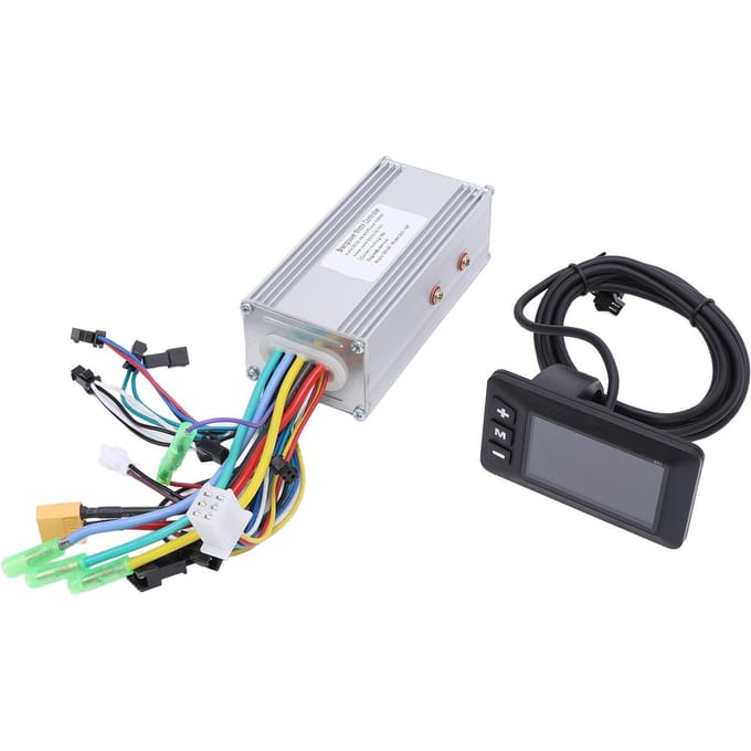36V 48V 60V 1000W 38A 3 Modi Sinusgolf Controller met LCD Display Elektrische Fiets Borstelloze Motor gray