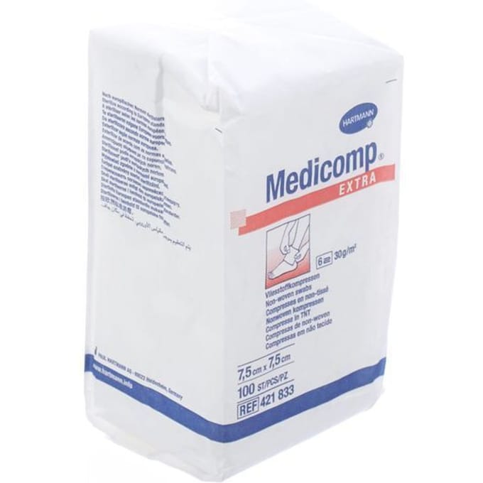 Medicomp 7,5x7,5cm 6l. Nst. 100 P/s