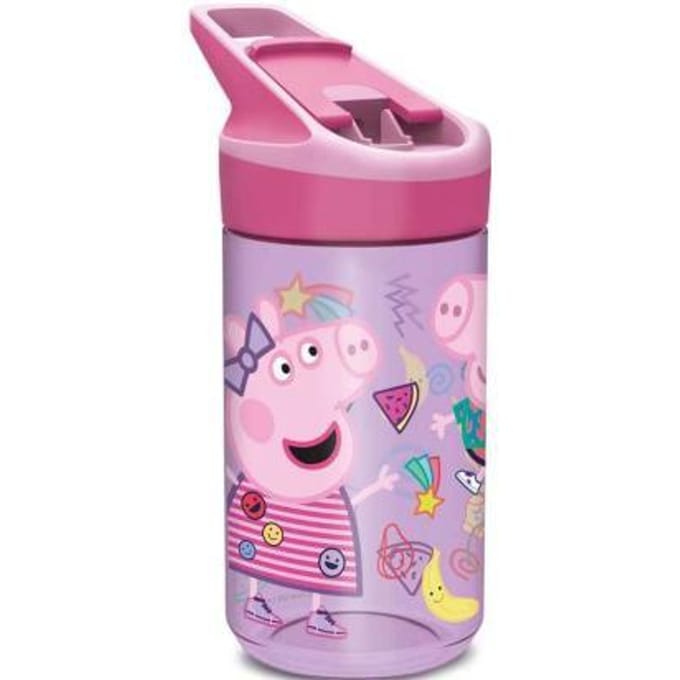 Nickelodeon Drinkfles Peppa Pig 480 Ml 7 X 18 Cm Tritan Roze/lila
