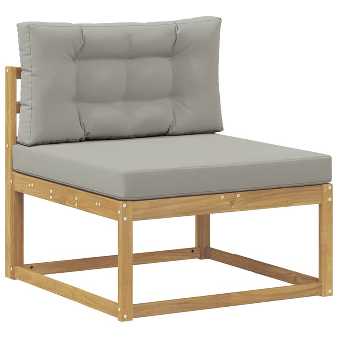 vidaXL - Buiten - Midden - Sofa - Polyester - Wit