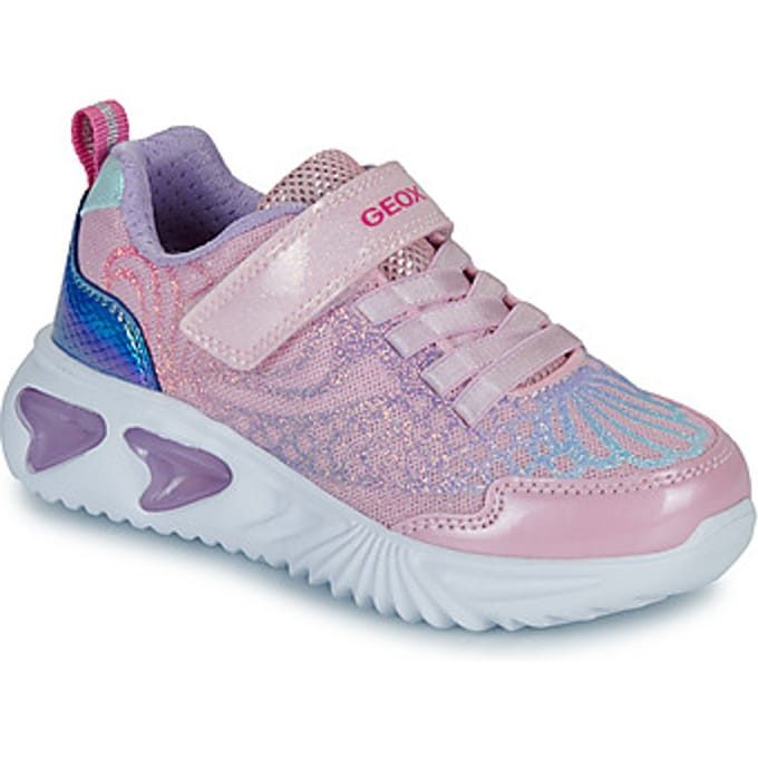 GEOX ASSISTER MEISJES Sneakers - ROZE/LILA - Maat 33