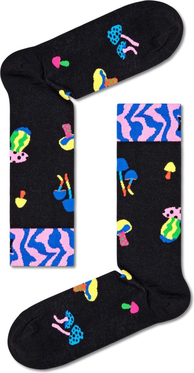 Happy Socks Mushrooms Sock - unisex sokken - Unisex - Maat: 41 - 46