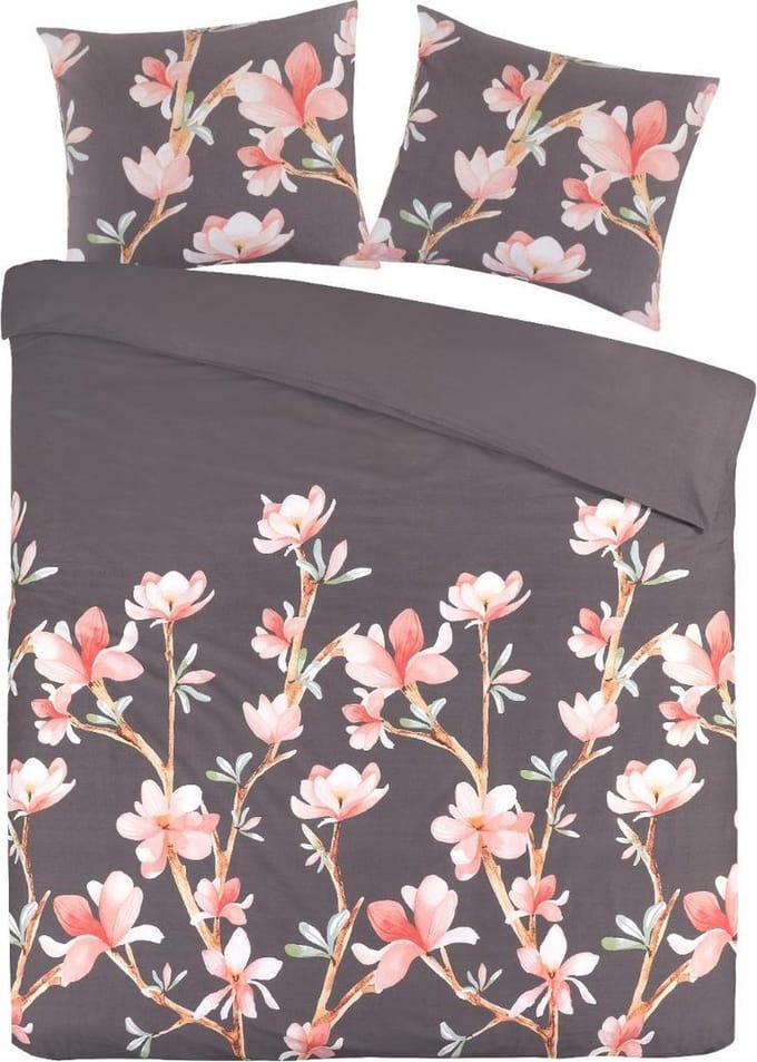 Papillon Esmee Dekbedovertrek - Lits-jumeaux - 240X200/220cm - Grijs