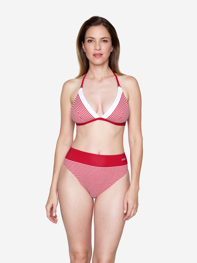 JOOP! Vrouwen Triangel bikinitop Streifen