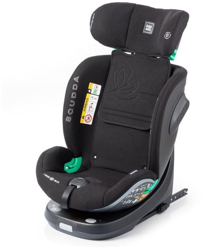 Siege auto - BABYAUTO - SCUDDA - Groupe 0/1/2/3 - 40/150 cm - I-Size - Pivotant - Inclinable - Réducteur - Jambe force - Anthracite