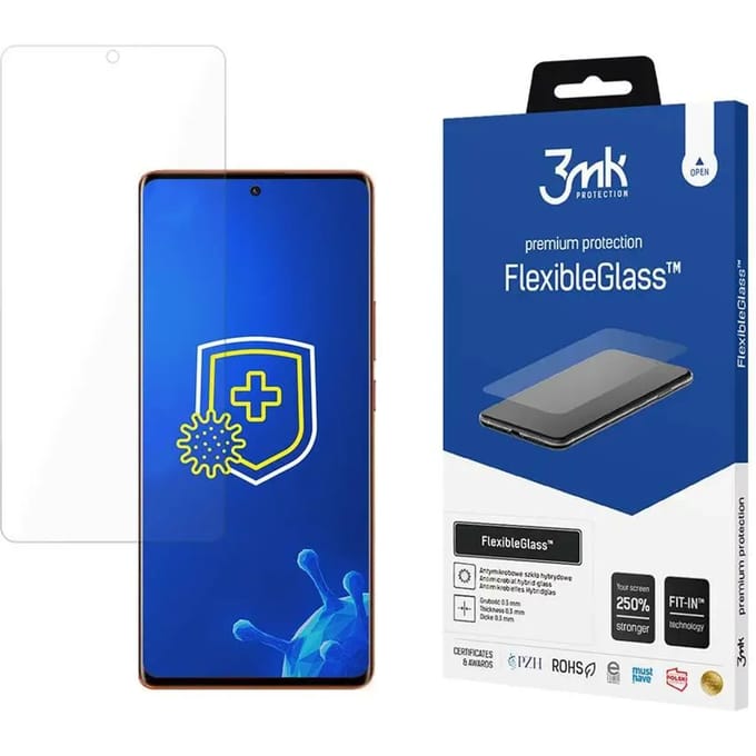 Hybride glas 3MK Vivo X80 Pro -FlexibleGlass™