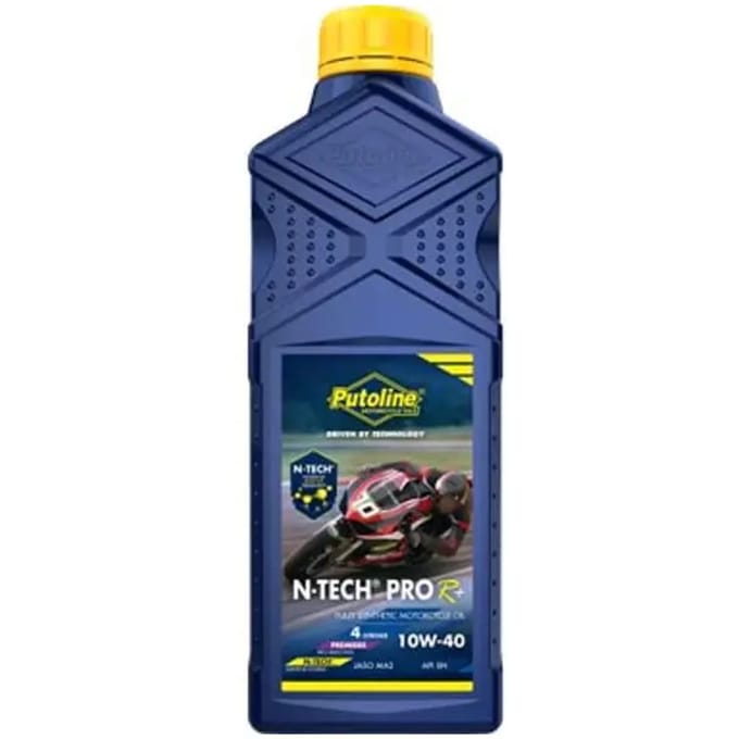 Putoline Motorolie N-TECH Pro R+ 10W-40 1 Liter | 4-takt motorfiets olie