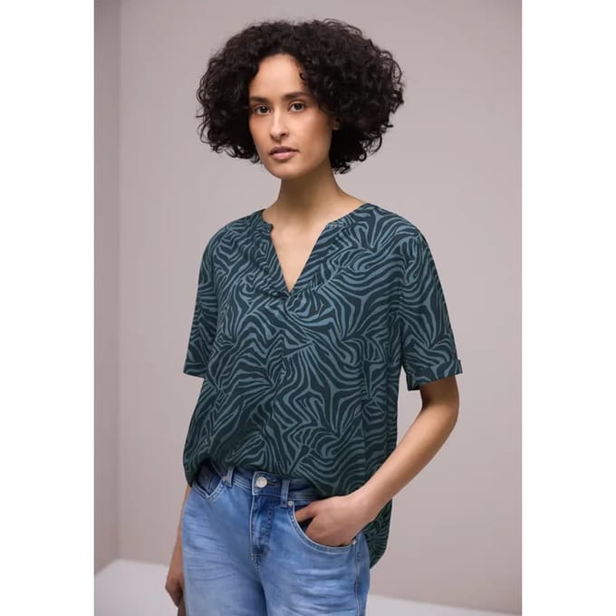 Blouse met omslag
