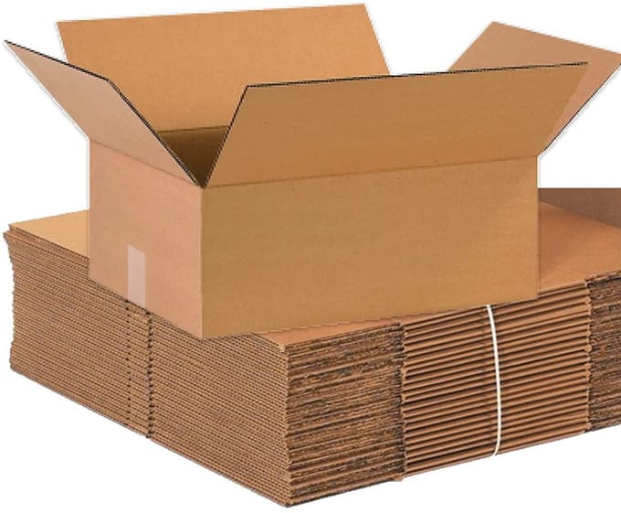 Golfkartonnen dozen - Verhuisdozen opslag - Verzenden opslaan - Heavy Duty constructie - 25 stuks pak - Bruin
