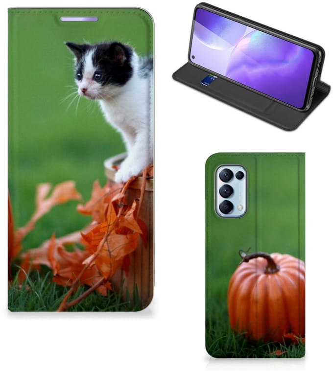 OPPO Find X3 Lite Hoesje maken Kitten