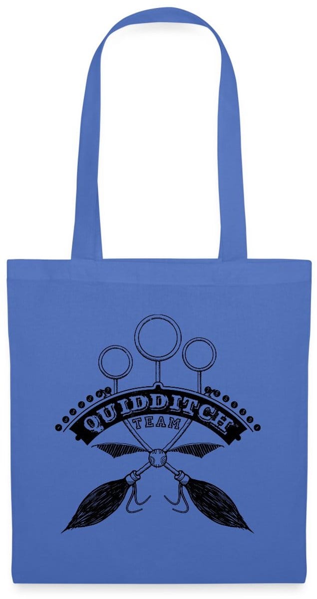 Harry Potter Quidditch Team black Tas Van Stof Schoudertas