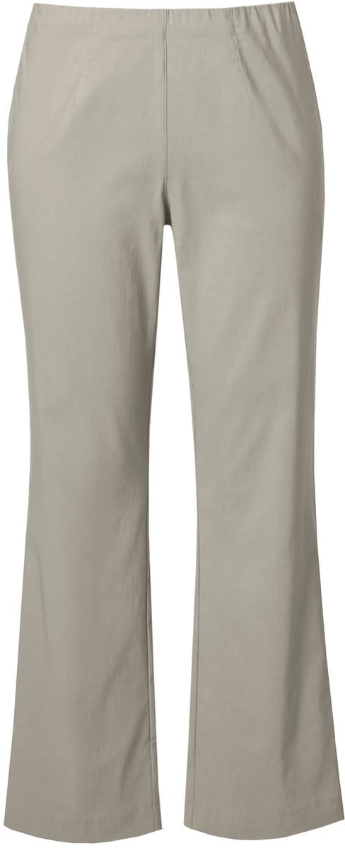 Ulla Popken - Dames - Bengalin broek - Grijs taupe - Maat 46