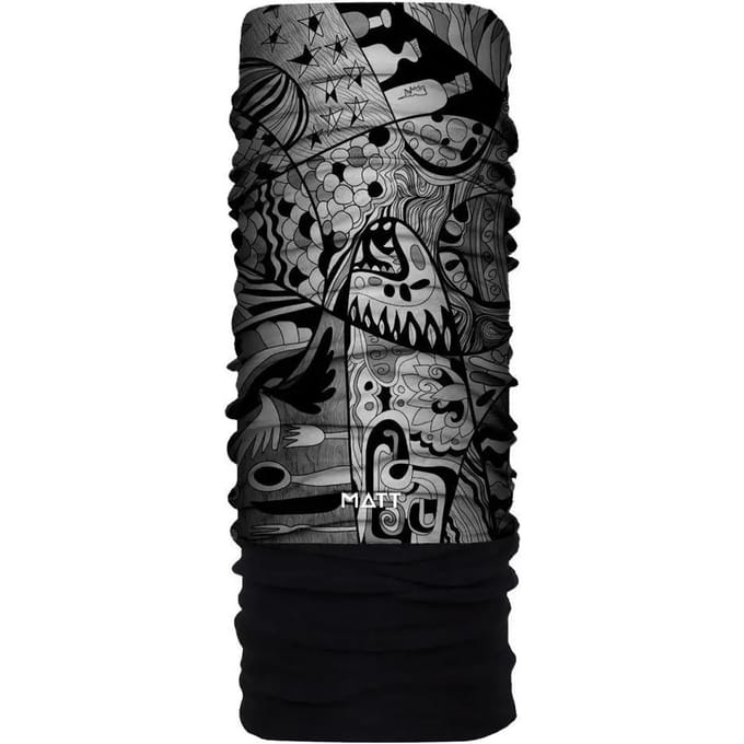 Tour de cou in microfibre polartec MATT Abstract Dinner