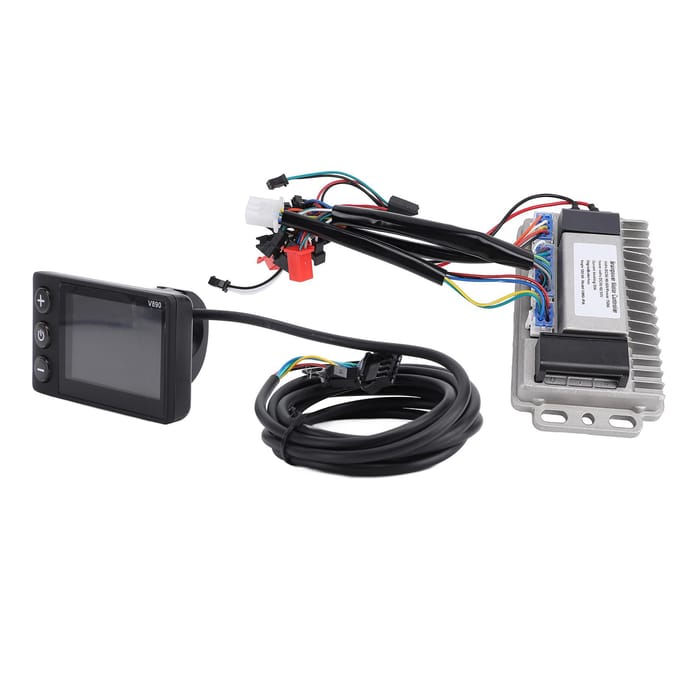 Controller V890 LCD Display Paneel Kit 36V 48V 60V 750W 33A ABS Aluminiumlegering Snelle Warmteafvoer black
