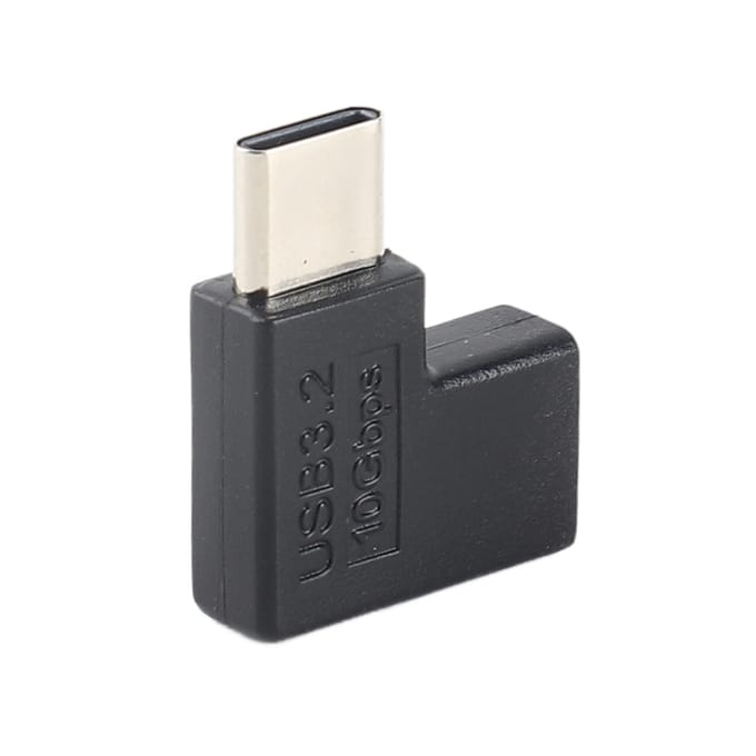 90 Graden Type C Vrouwelijk naar Mannelijk Adapter 10Gbps Snel Opladen USB 3.2 Type C Connector