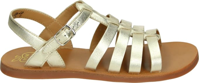 Pom d'Api - PLAGETTE STRAP - SandalenMeisjesKindersandalen - Kleur: Metallics - Maat: 36
