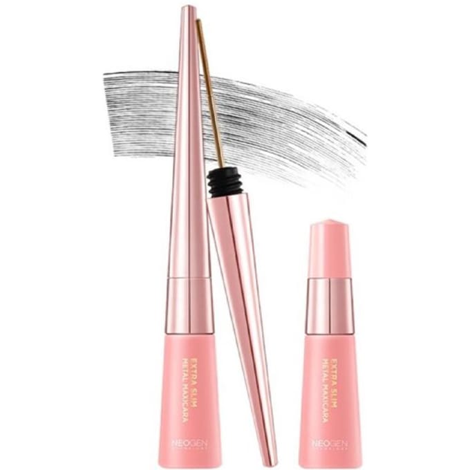 NEOGEN Dermalogy Extra Slim Metalen Mascara Zwart 6ml + Navulling 6ml Set (Refill Only) 6 ml white