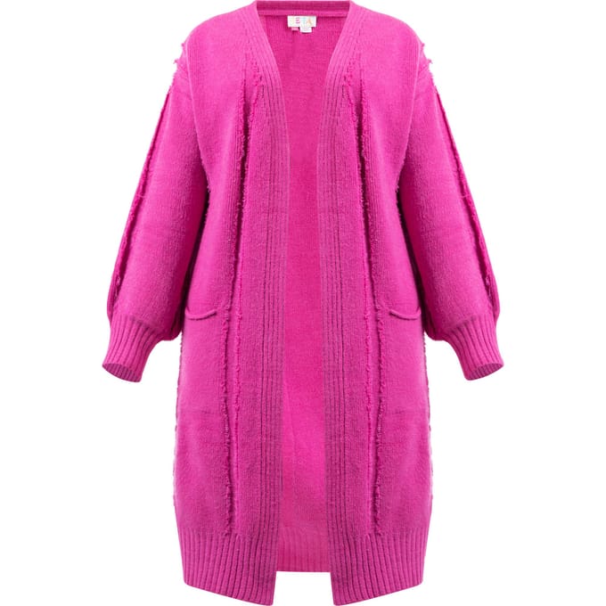 IZIA Longcardigan Dames roze