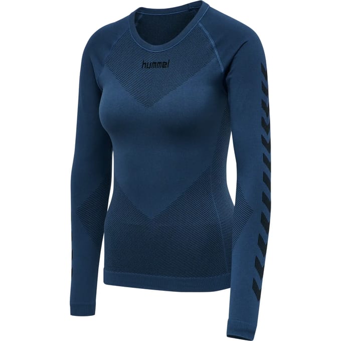 Hummel First Seamless Lange Mouwen Basislaag Blauw XL-2XL Vrouw
