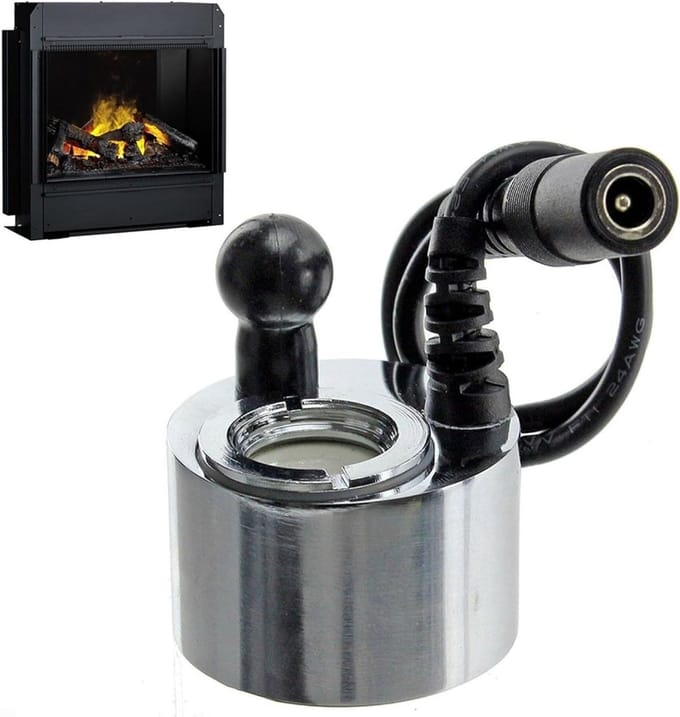Glazen Schijfsensor - Transducer Schijf - Elektrische Haard Reparatie - Verbeterde Compatibiliteit - 11 x 7 x 2 cm
