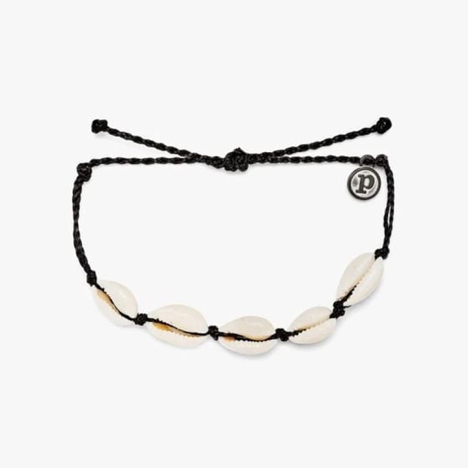 PURAVIDA Knotted Cowries Bracelet 5 Pk