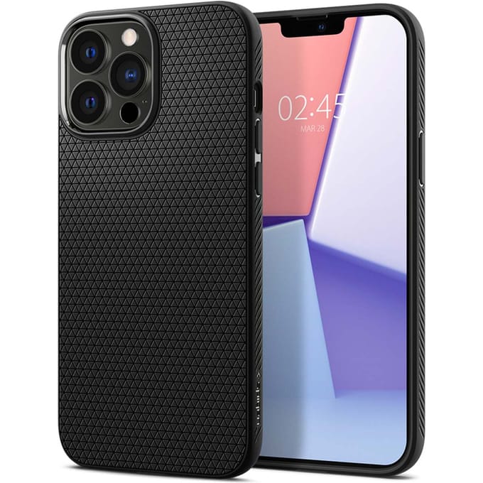 Spigen Liquid Air™ Backcover voor de Apple iPhone 13 Pro - Zwart