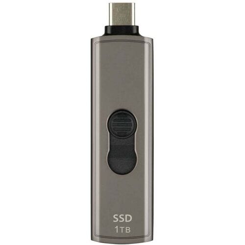 Transcend ESD330C 1 TB Externe SSD harde schijf USB-C 3.2 Gen 2 Grijs-bruin TS1TESD330C