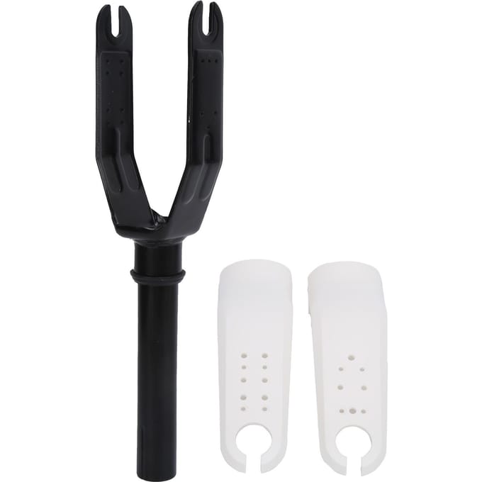 Fourche de Trottinette Robuste Durable Facile à Installer Accessoire pour Trottinette Électrique Avec Cache en Plastique pour Xiaomi M365   M365PRO blanc