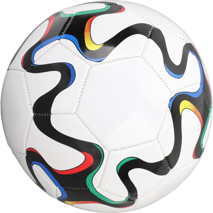 Maat 5 Voetbal Verdikt PVC Waterdicht Goede Elasticiteit Trainingsvoetbal voor Competitie black