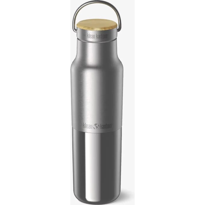 Klean Kanteen Rise Reflect 473ml - Bamboo Cap Brushed Stainless- Plastic Free