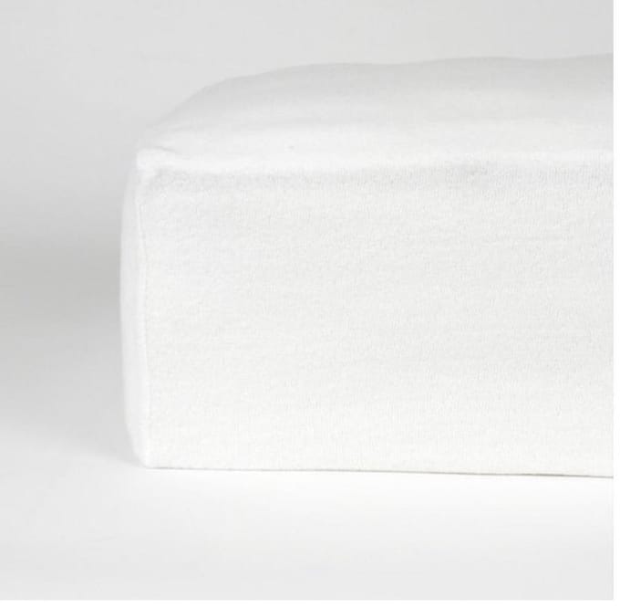 Molton Hoeslaken - Rondom Elastiek -2Persoons-160x220+30cm Hoekhoogte -Wit