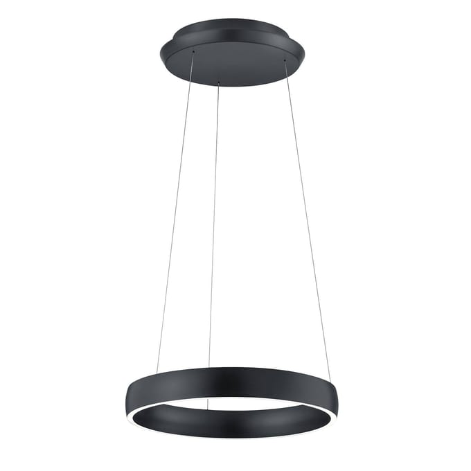Knapstein LED hanglamp Sara-40 zwart, 2.200-3.000 K