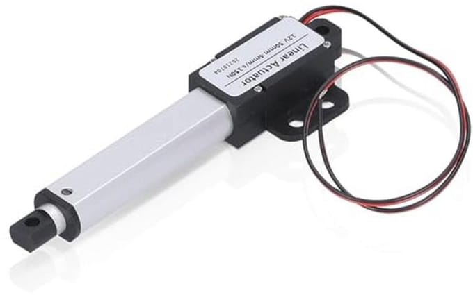 Mini elektrische lineaire actuator 50 mm 12V DC met interne eindschakelaar