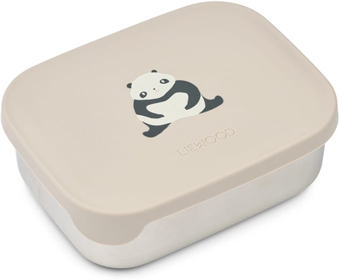 Liewood Lunchtrommel RVS Arthur Panda Sandy