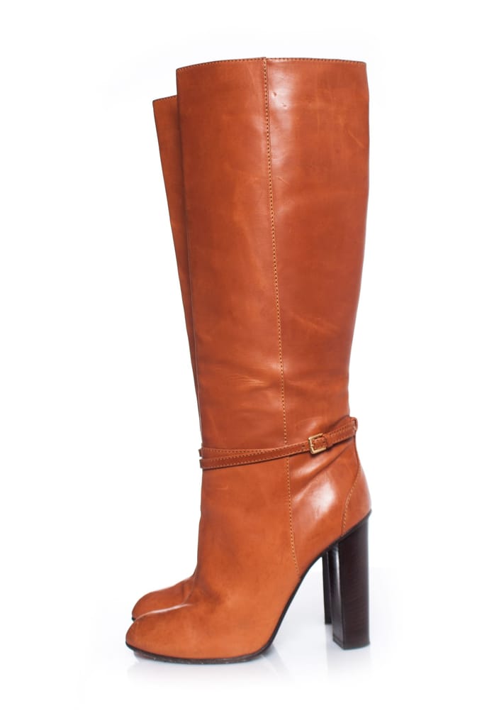 Dsquared2 bruine leren laarzen.