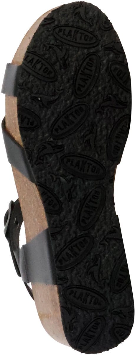 So Final leren sandalen met sleehak