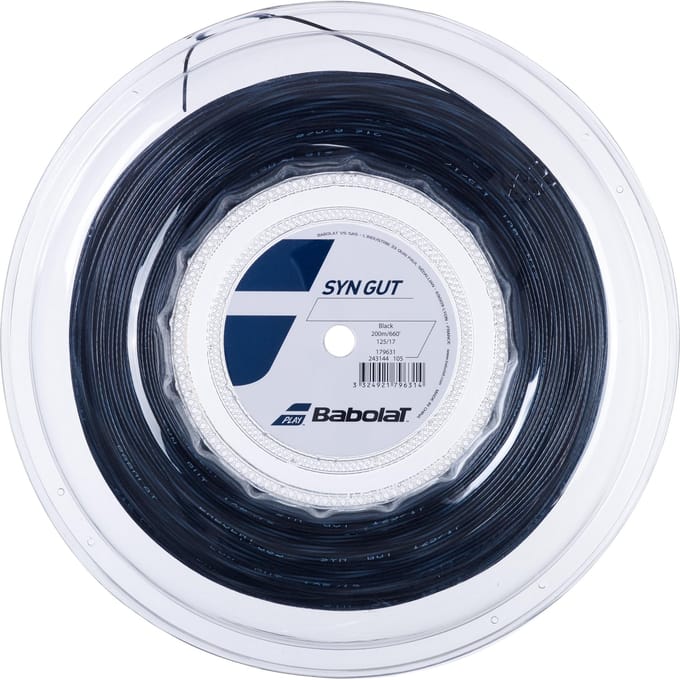 Babolat SYN GUT Tennis String 1.25mm Zwart 200m