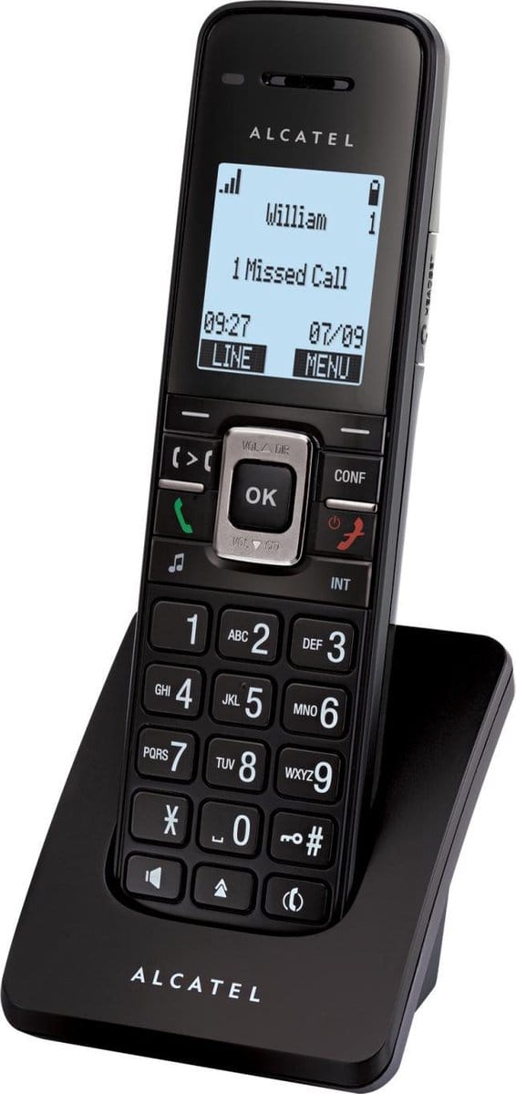 Alcatel IP15 DECT EXTRA handset - Zwart