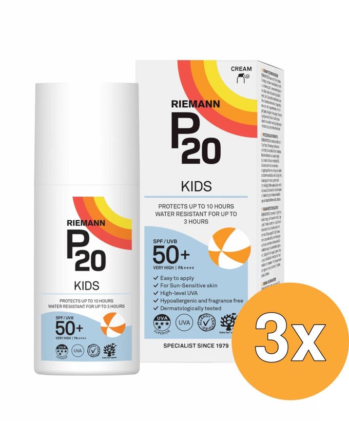 3x Riemann P20 Lotion kids SPF50 (200 ml)