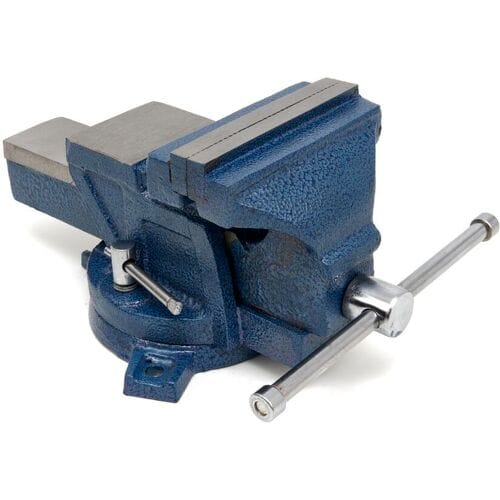 HBM Profi 125 mm Bankschroef met draaibaar onderstel