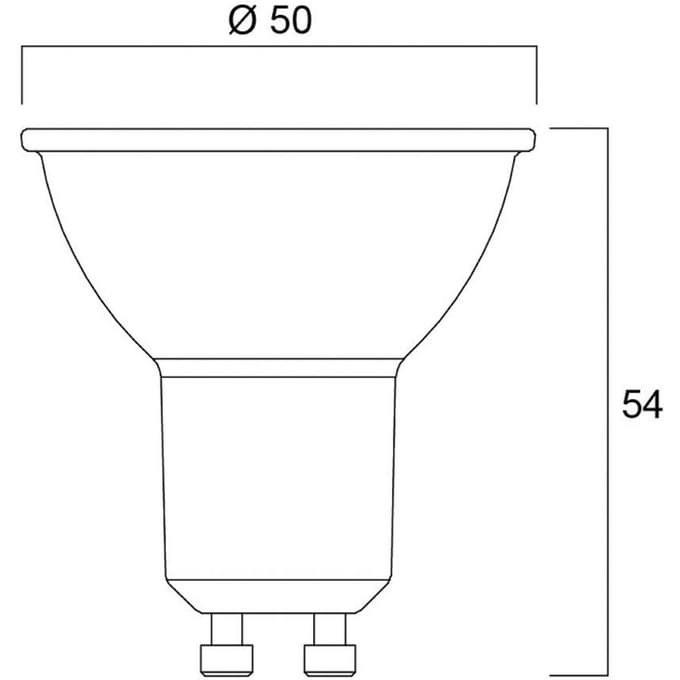 Sylvania LED reflectorlamp GU10 7W 3.000K 36° 610 lm wit