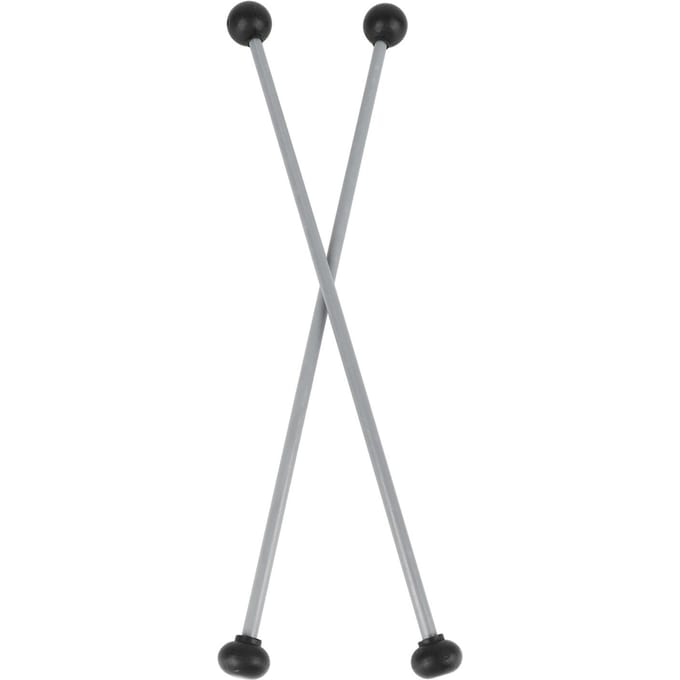 2 stuks Timpani Stok Silicoon Plastic Multifunctioneel Marimba Tongdrum Stok Timpani Stok gray