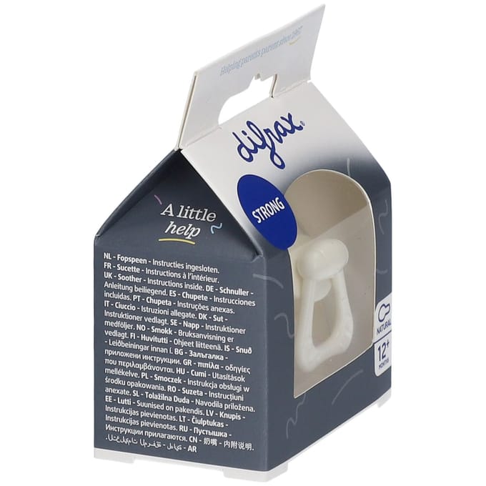 Difrax Fopspeen Natural Special Edition 12 Maanden+ 1